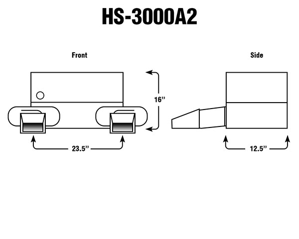HS-3000A2 - Two Hose Scavenger - Fume Hoods
