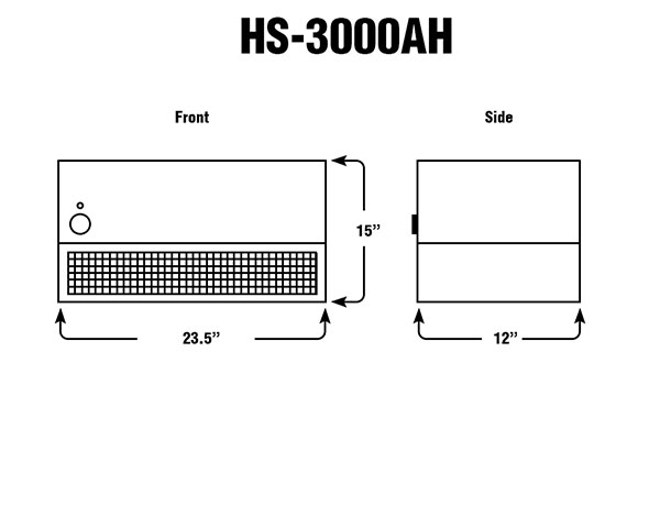 HS-3000A4 Room Air Purifier - Fume Hoods