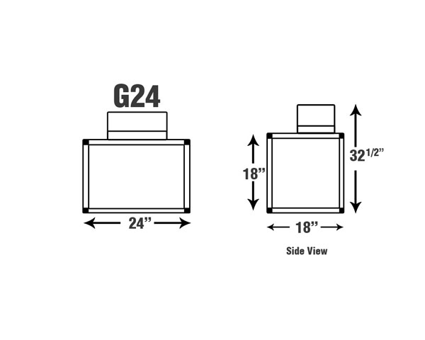 G-24  24'' Wide Enclosure - Fume Hoods